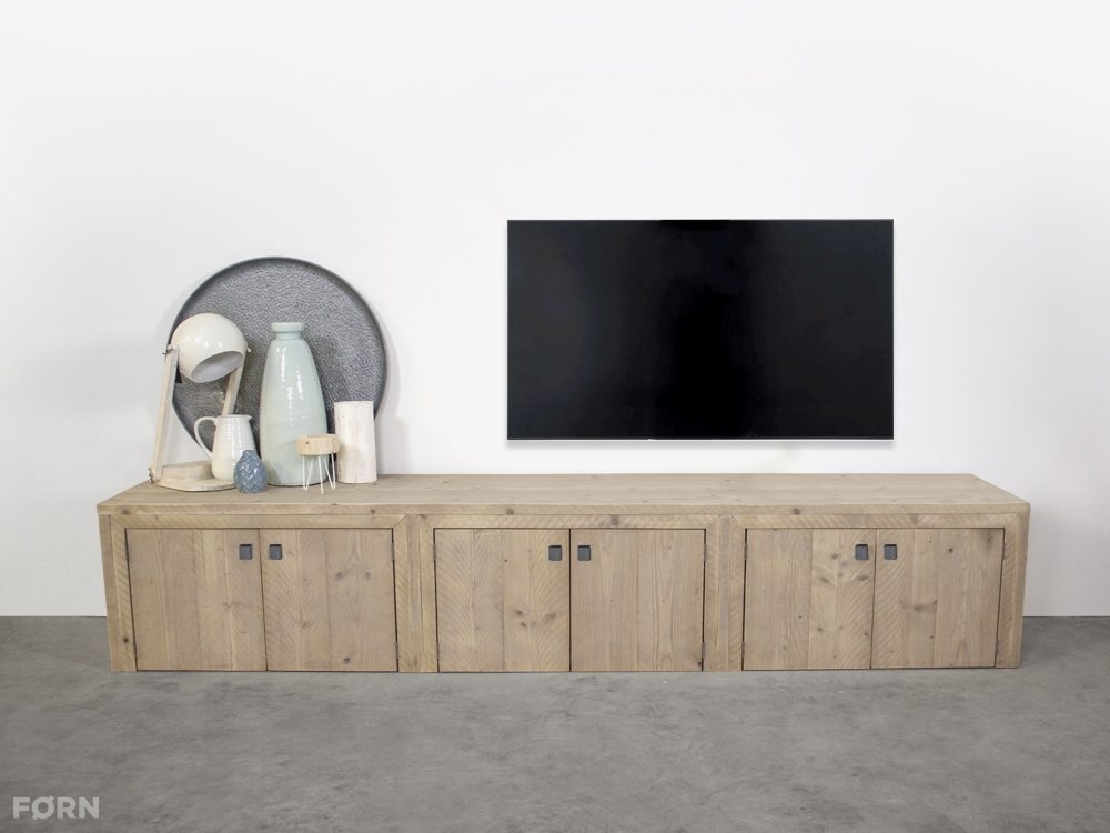 knijpen Minachting zadel Steigerhouten Tv-meubel Elzas op maat gemaakt | SteigerhoutenMeubelshop.nl